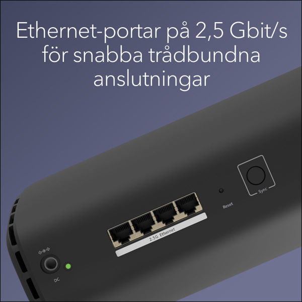 Picture of NETGEAR Orbi 870-serien med tre band för WiFi 7-meshtilläggssatellit (RBE870B)