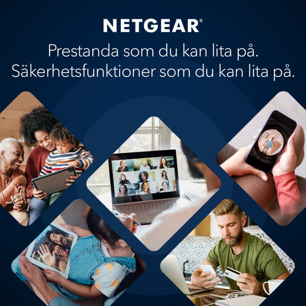 Bild på NETGEAR Router Orbi 370 Series Dual-Band WiFi 7 Mesh 3-Pack(RBE373)