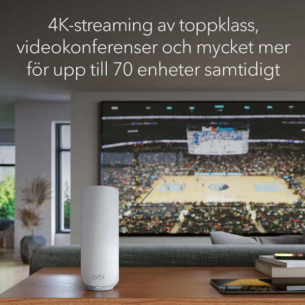 Bild på NETGEAR Router Orbi 370 Series Dual-Band WiFi 7 Mesh 3-Pack(RBE373)