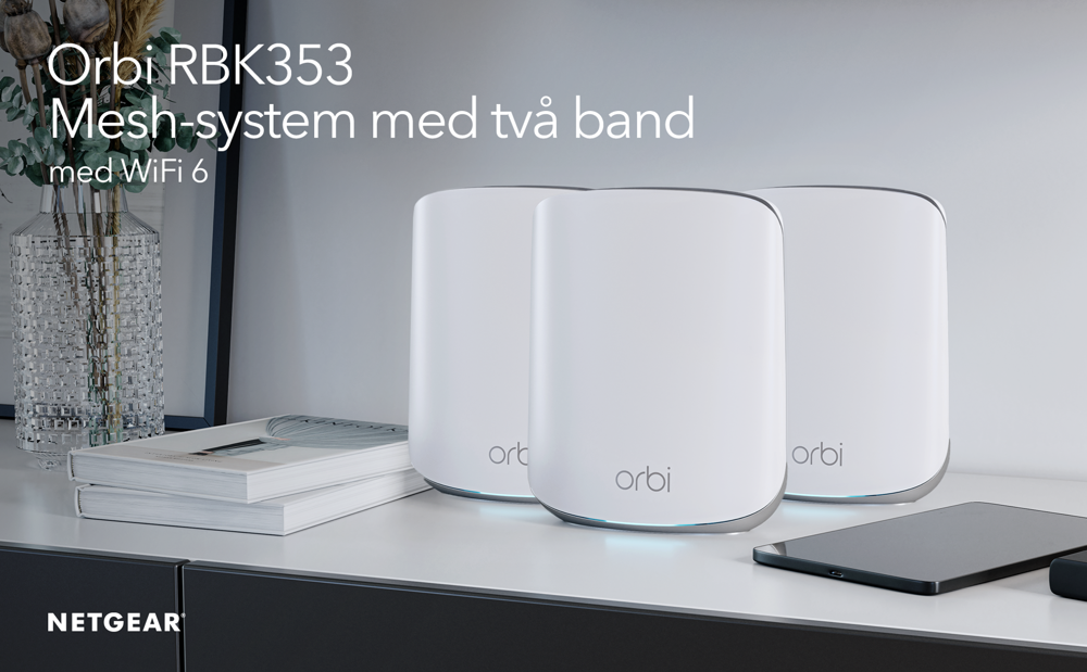 AX1800 WiFi 6 Whole Home Mesh WiFi System (RBK353)