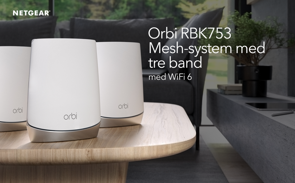 AX4200 WiFi 6 Whole Home Mesh WiFi System (RBK753)