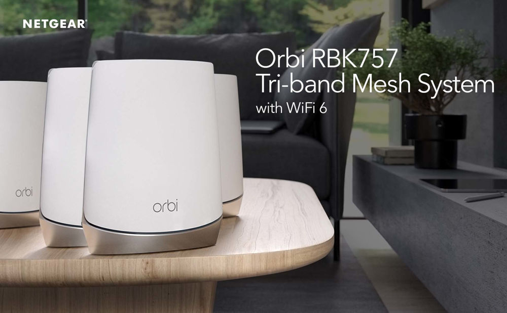 AX4200 WiFi 6 Whole Home Mesh WiFi System (RBK757)