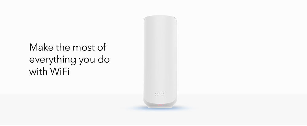 NETGEAR Router Orbi 370 Series Dual-Band WiFi 7 Mesh 3-Pack(RBE373)