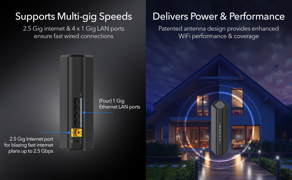 Router Nighthawk WiFi 7 BE3600 RS100