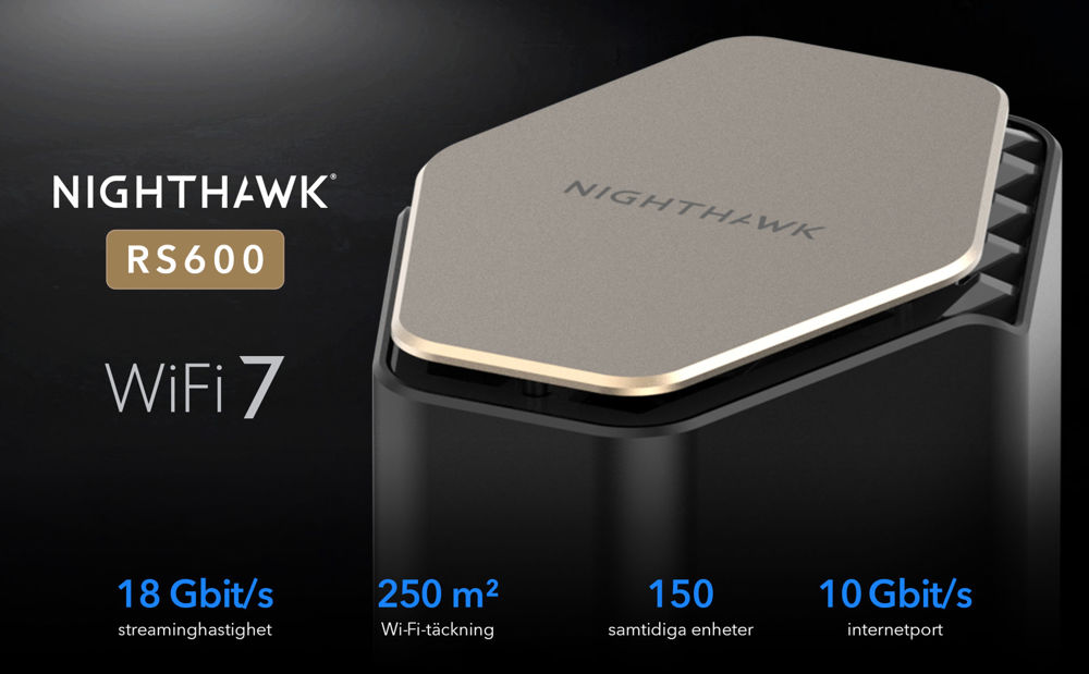 Nighthawk Tri-Band Wi-Fi 7-router – BE18000